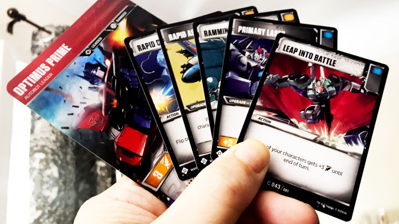 Illustration for article titled The Transformers Trading Card Game's Metroplex Is As Big As My Face